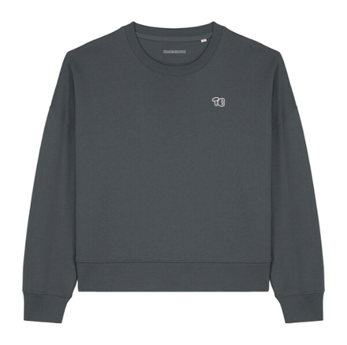 ‘TB' Cropped Sweater