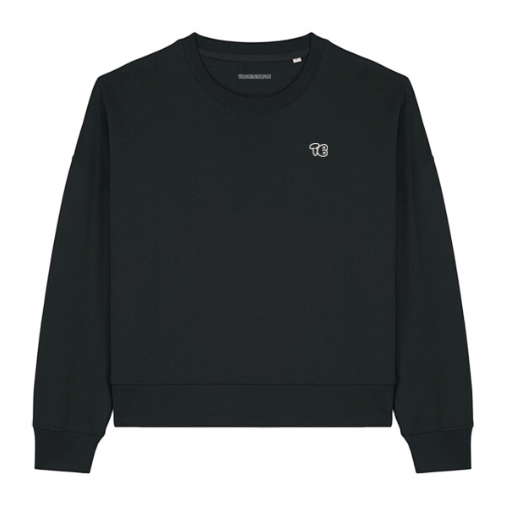 ‘TB' Cropped Sweater