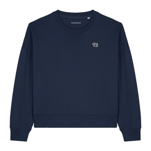 ‘TB' Cropped Sweater