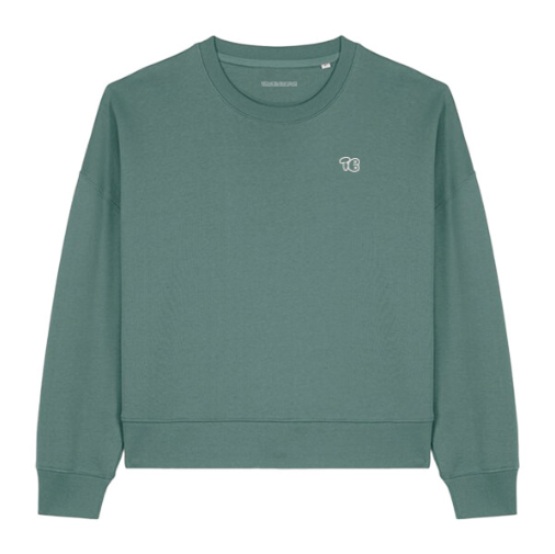 ‘TB' Cropped Sweater