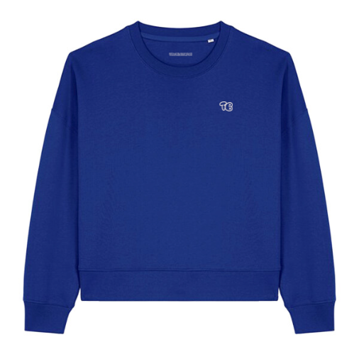 ‘TB' Cropped Sweater