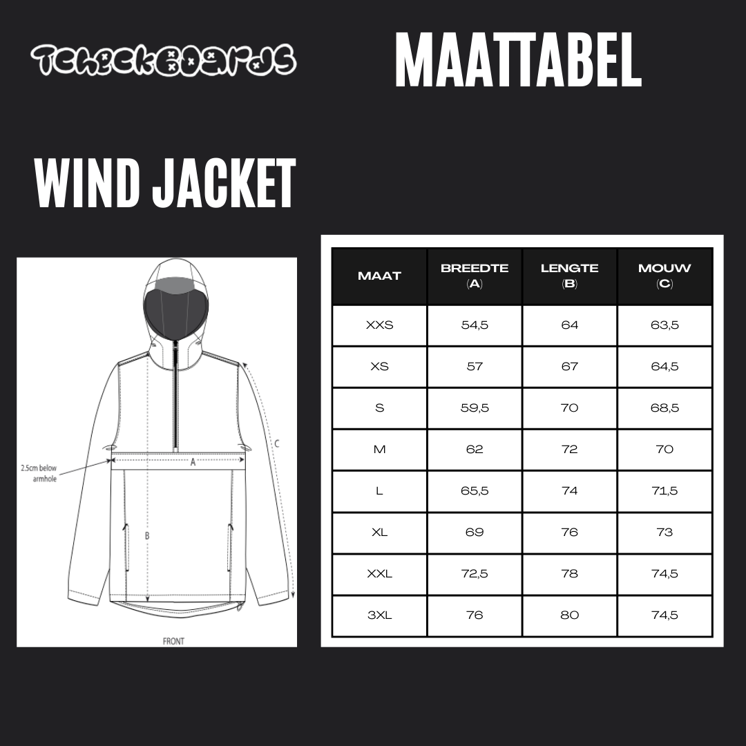 ‘TB' Windjacket (half zipper)